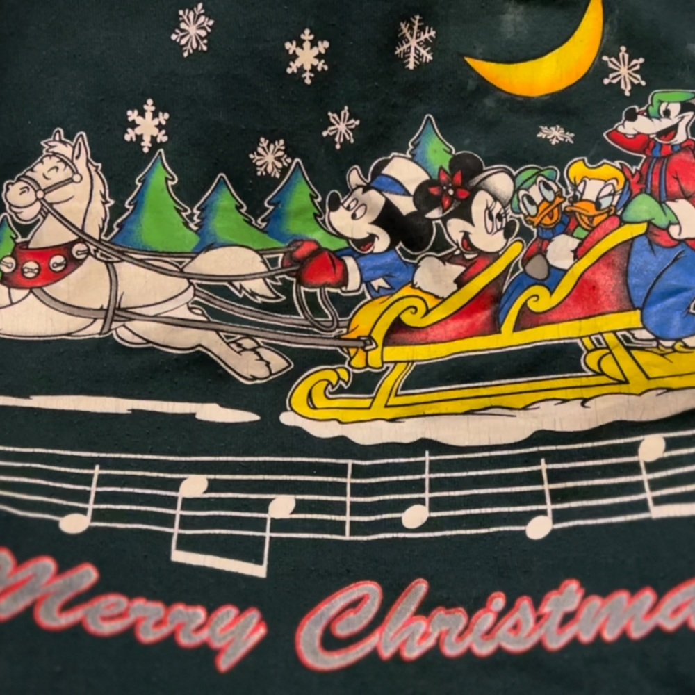 Vintage Disney Jerry Leigh Crewneck Merry Christmas